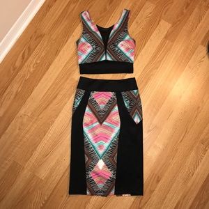 Bebe two piece crop set. 😍