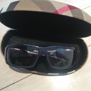 Blue Burberry Sunglasses