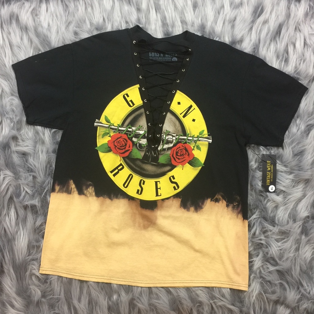 Custom Made Lace Up Tee - Picture 1 of 3