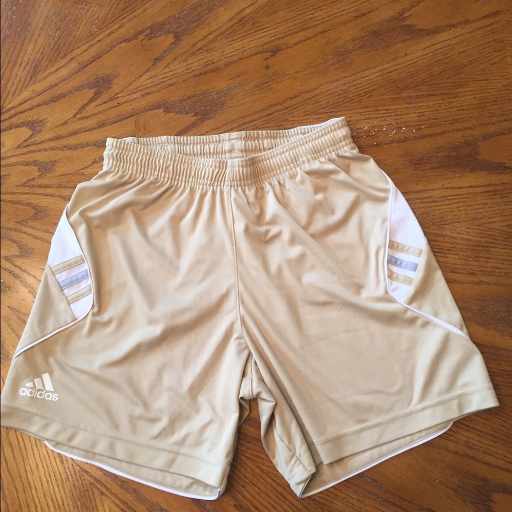 Gold Adidas Shorts