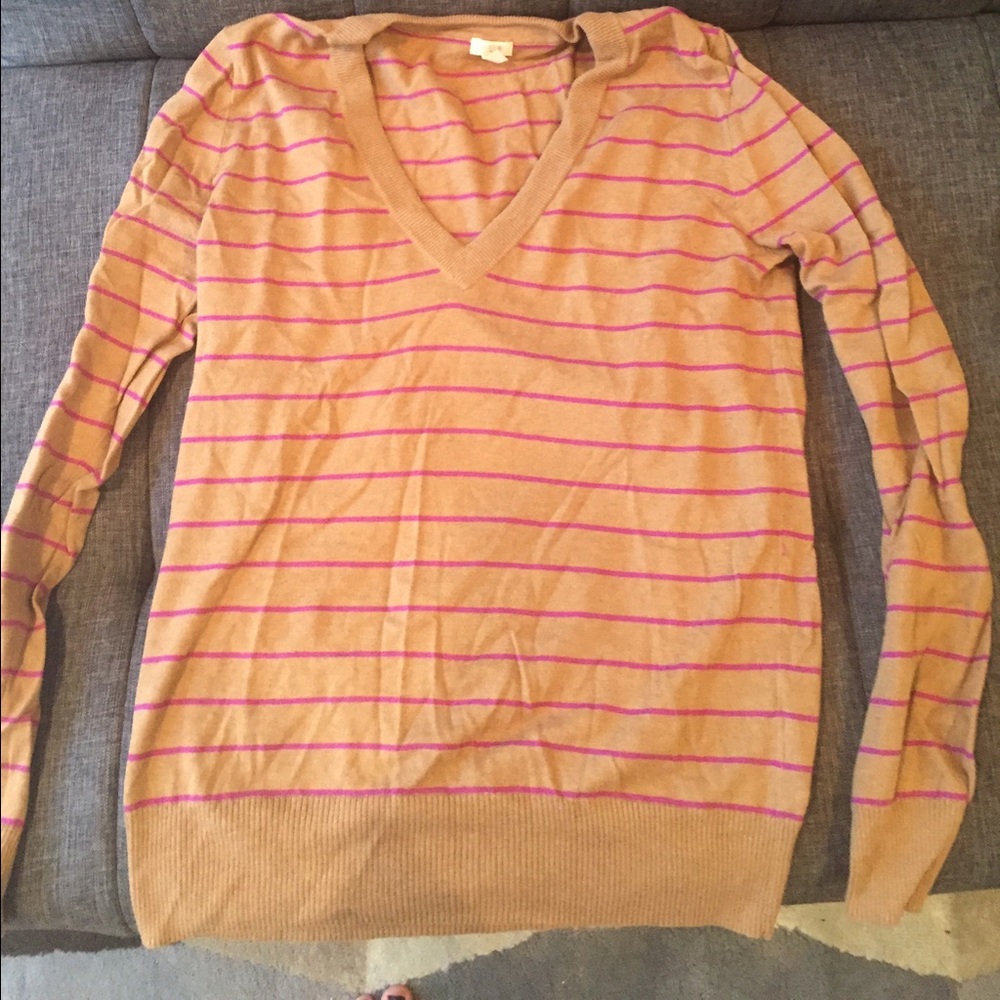 J. Crew v-neck cotton sweater