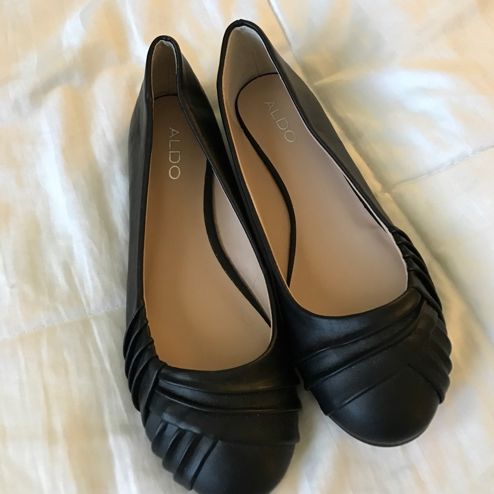Black Aldo Flats