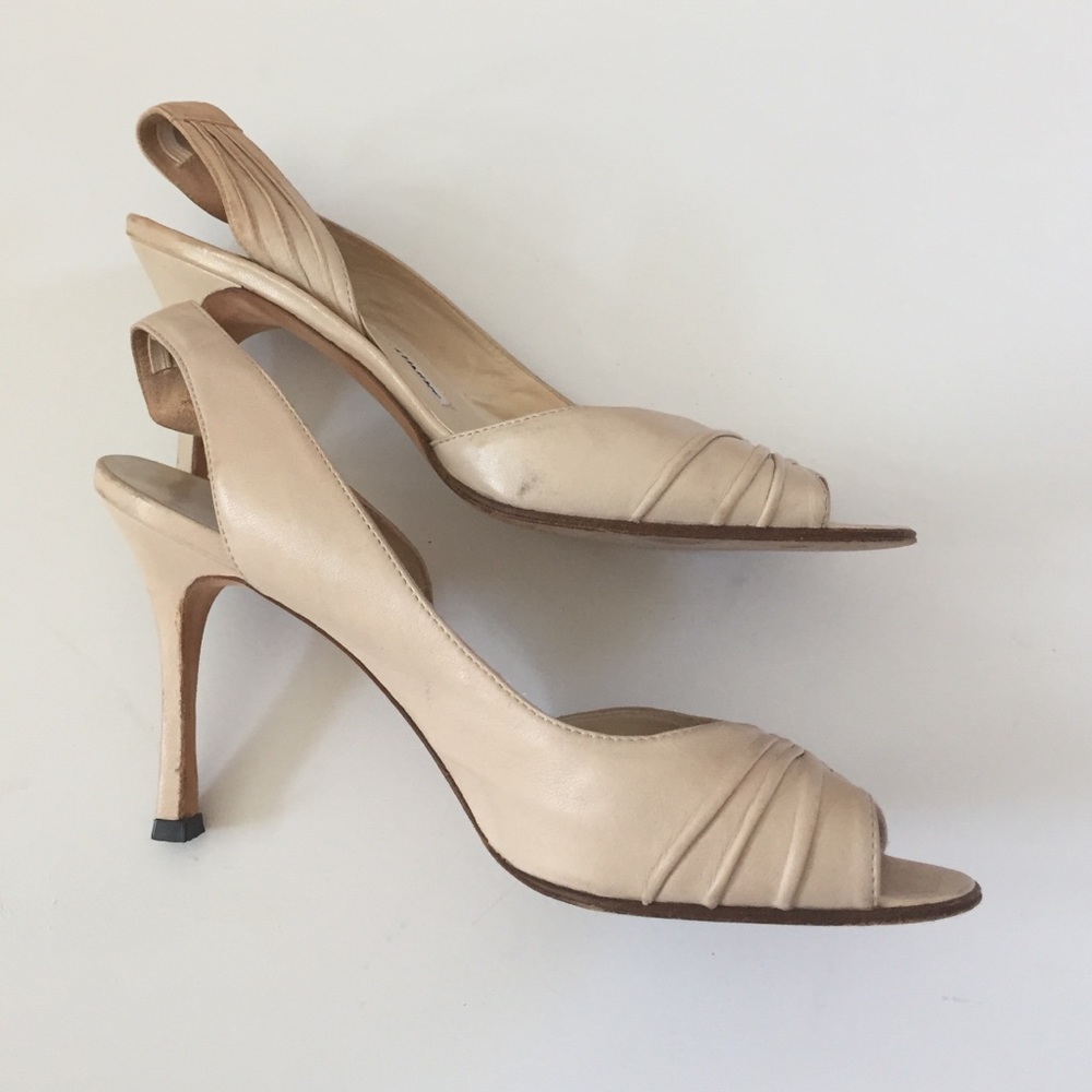 Manolo Blahnik sling back sandal