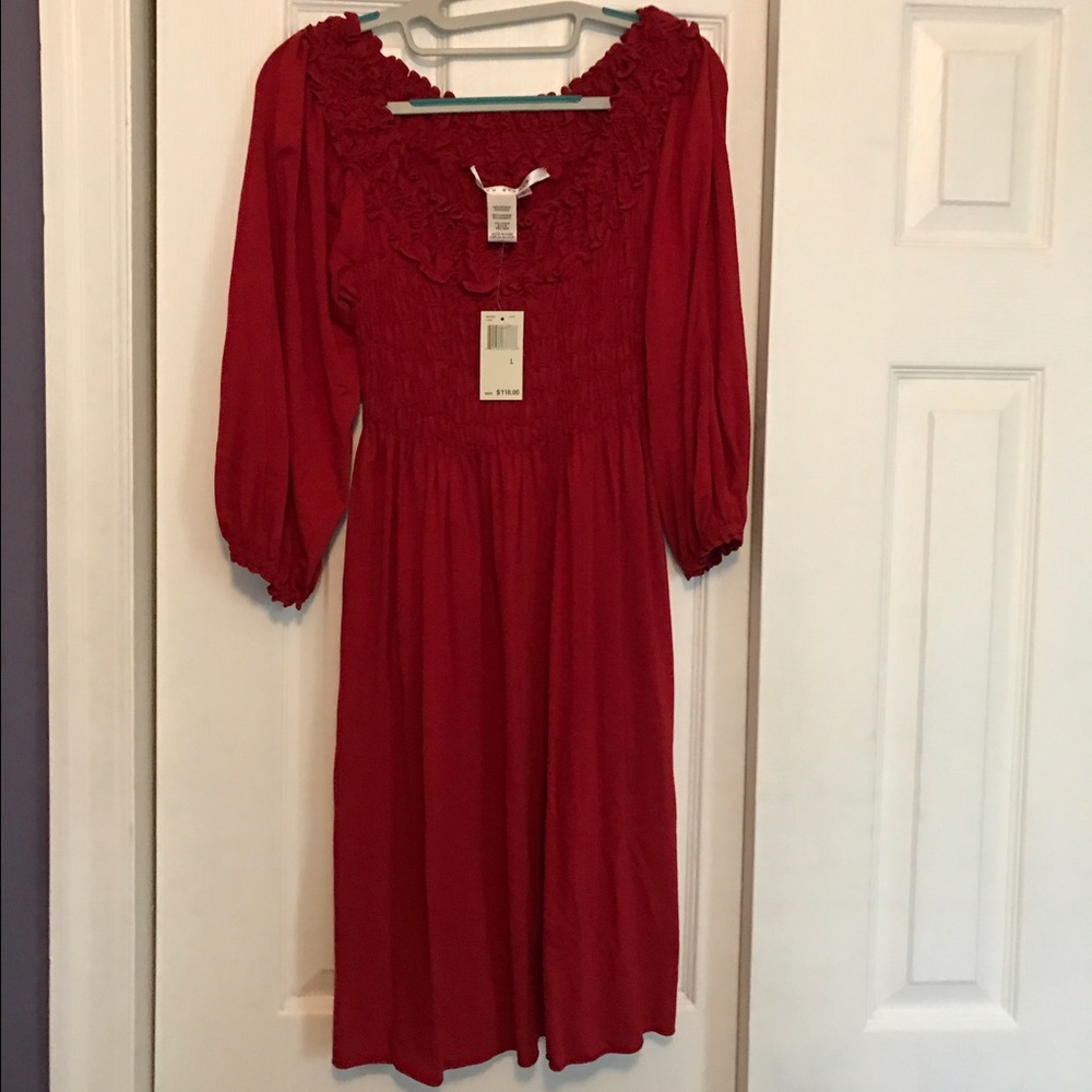 Max Studio red dress