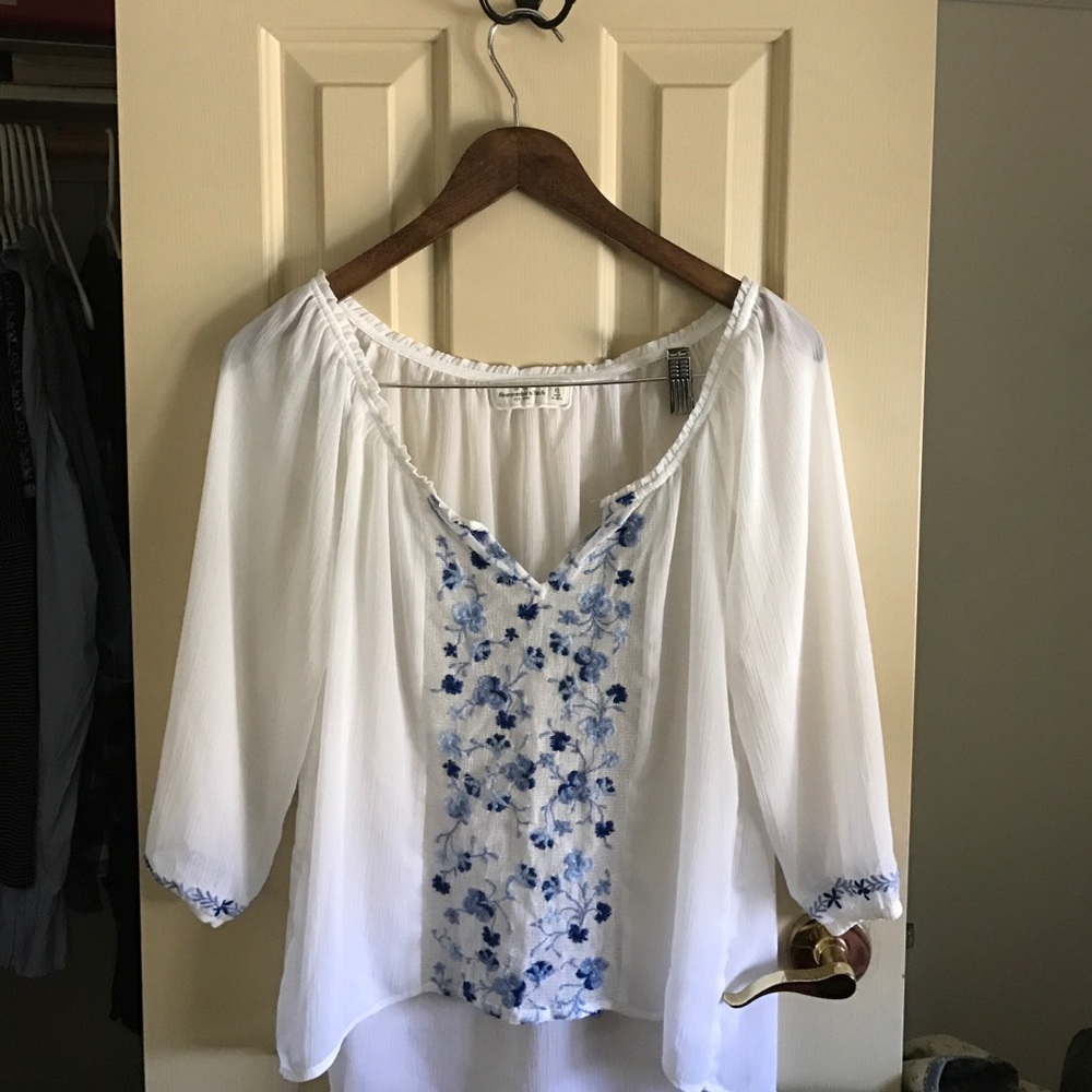 Long sleeve sheet top - Abercrombie and fitch