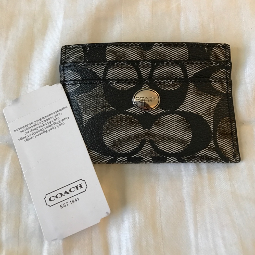 Authentic Coach Card Holder