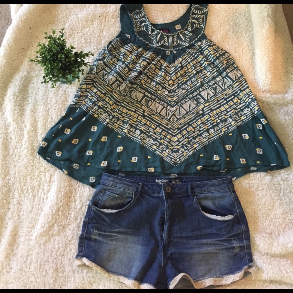 Flowy Boho Trapeze Tank Top