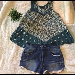 Flowy Boho Trapeze Tank Top