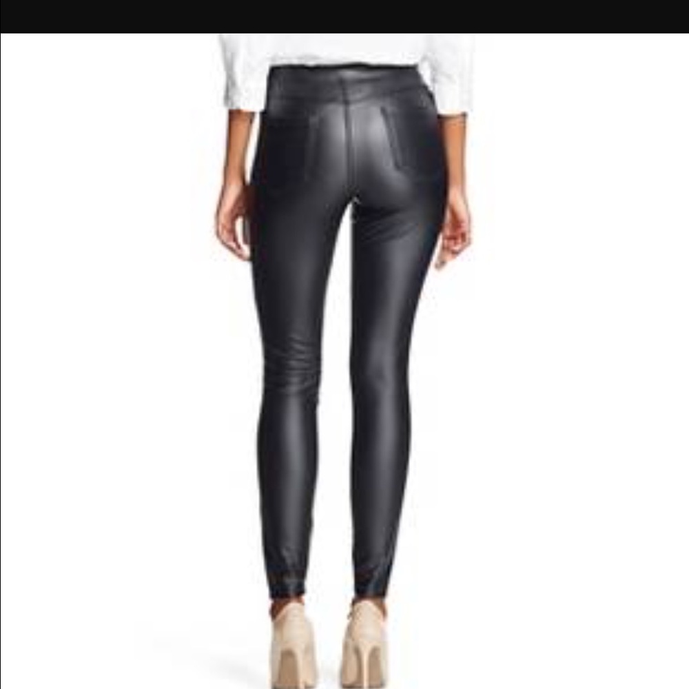 Faux leather leggings