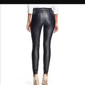 Faux leather leggings