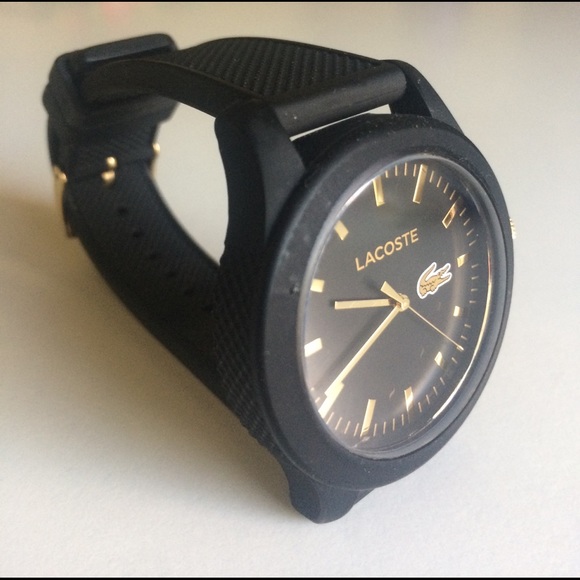 Lacoste 12.12 Black Watch- Gold detail - Picture 3 of 3