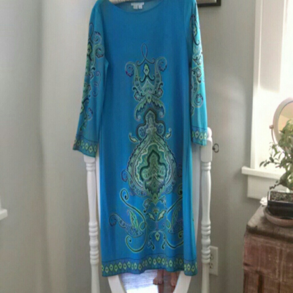 London Times fitted knit dress