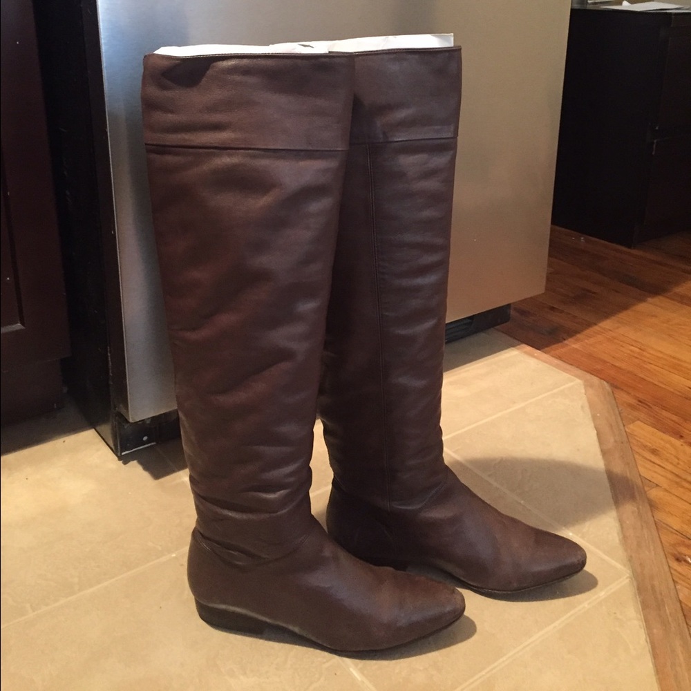 Pour La Victoria above the knee brown Boots