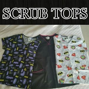3 Scrub tops