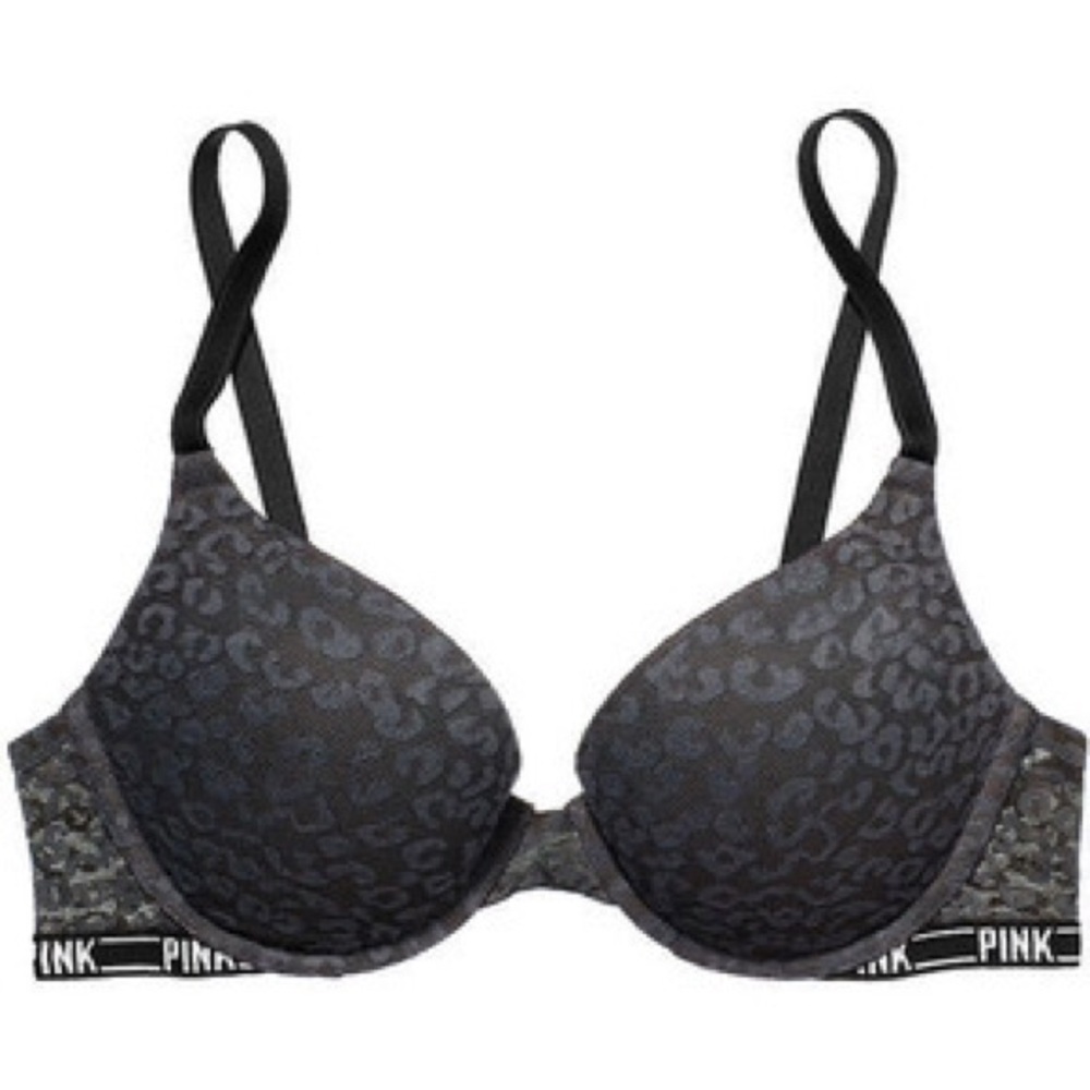 VS PINK BLACK BRA