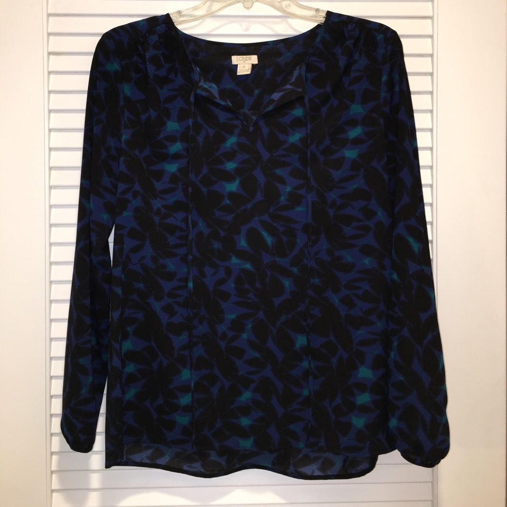 J.CREW floral blouse