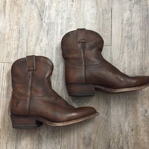 Frye short boots.