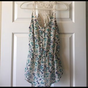 Lauren Conrad Floral Tank