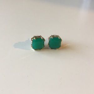 Teal Stud Earrings