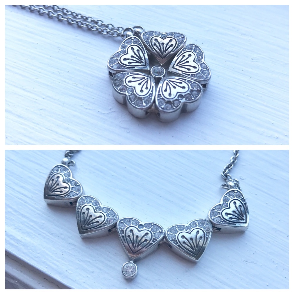 Brighton "blooming hearts" necklace