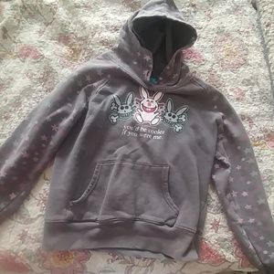 Happy Bunny Hoodie Juniors 11/13