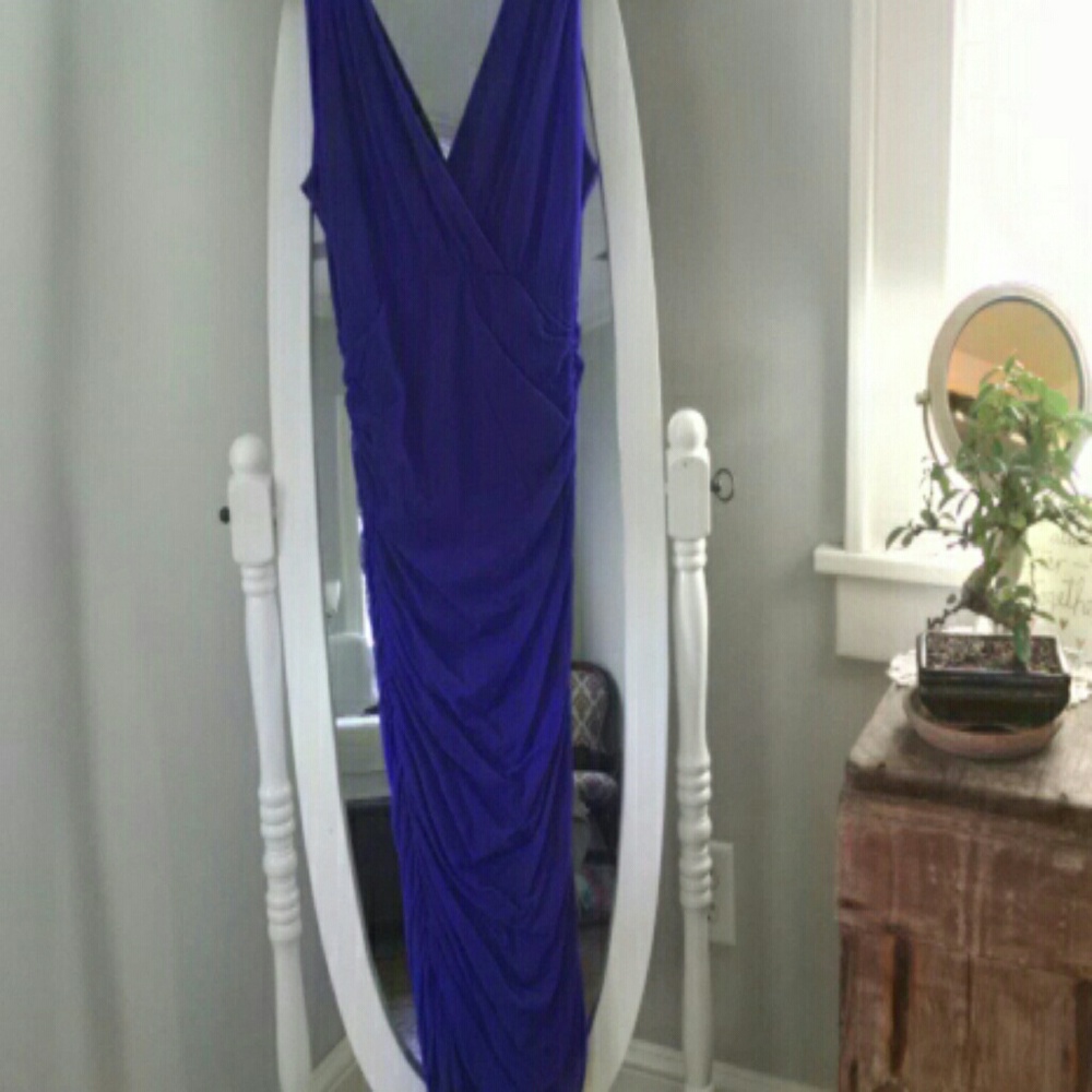 fitted , comfy elegant purple cocktail dress