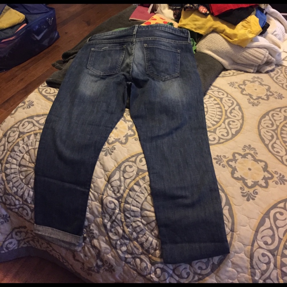 New boyfriend cropped jeans size 12