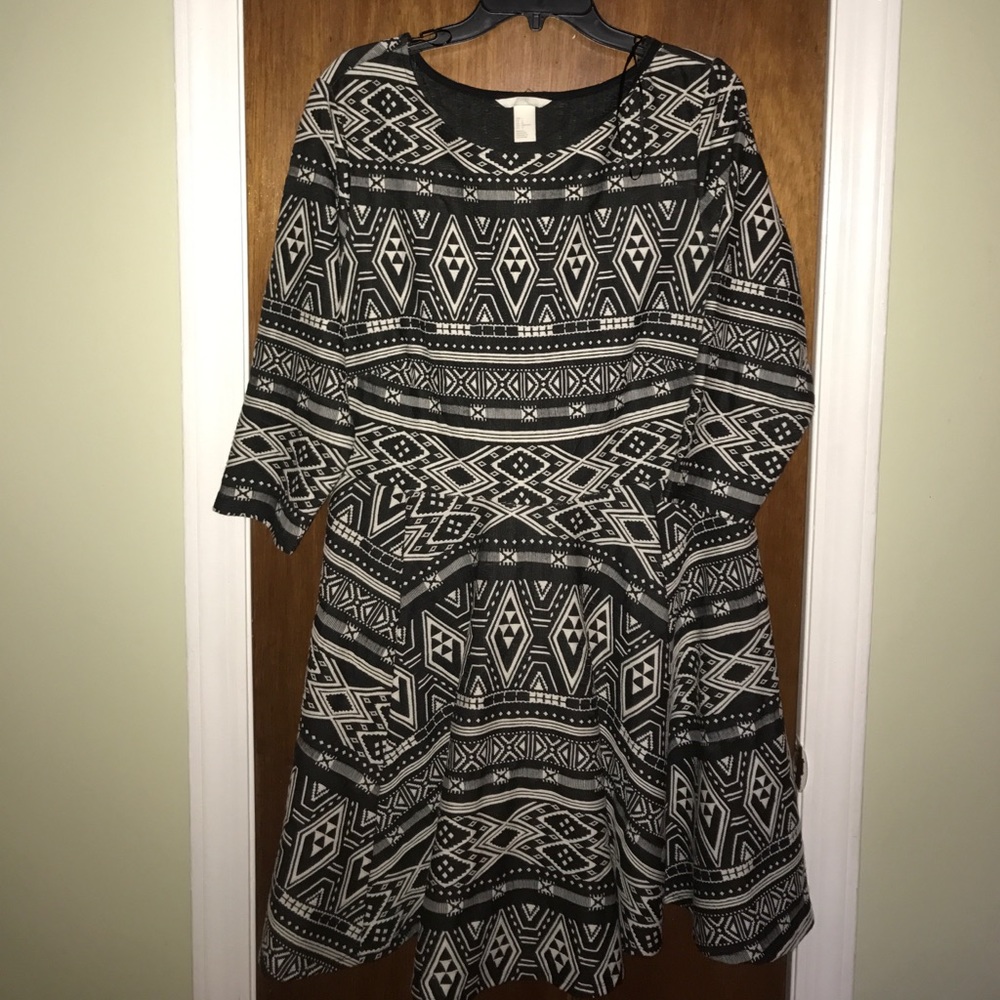 H&M 1/4 sleeve dress