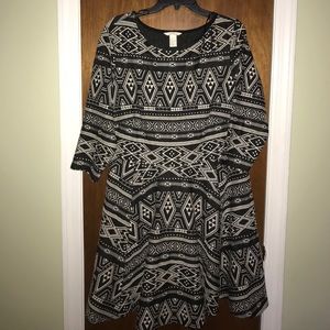 H&M 1/4 sleeve dress
