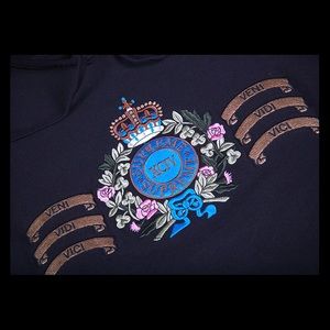 Black crest Supreme hoodie M