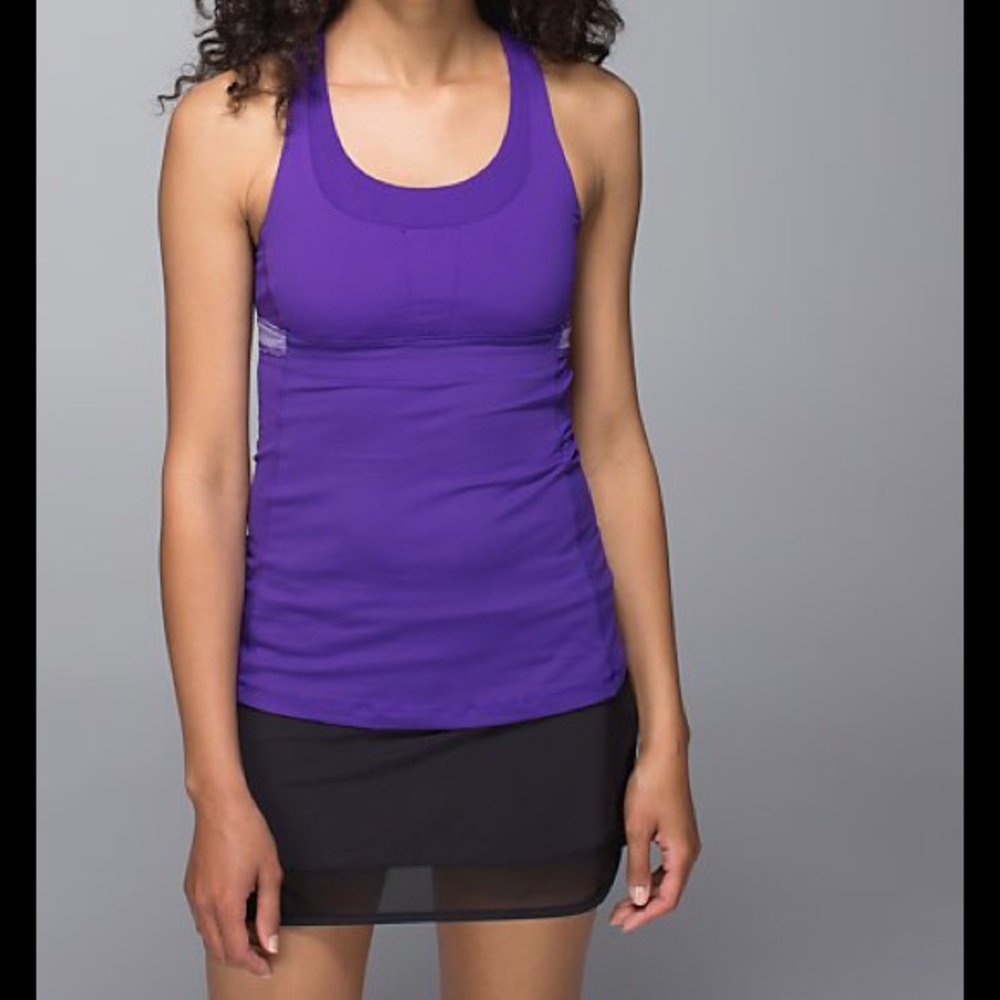 Lululemon stuff your bra purple tank
