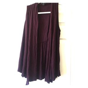 Plum Racer Back Cover Up