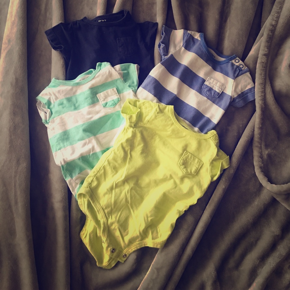Carter's onesies lot.