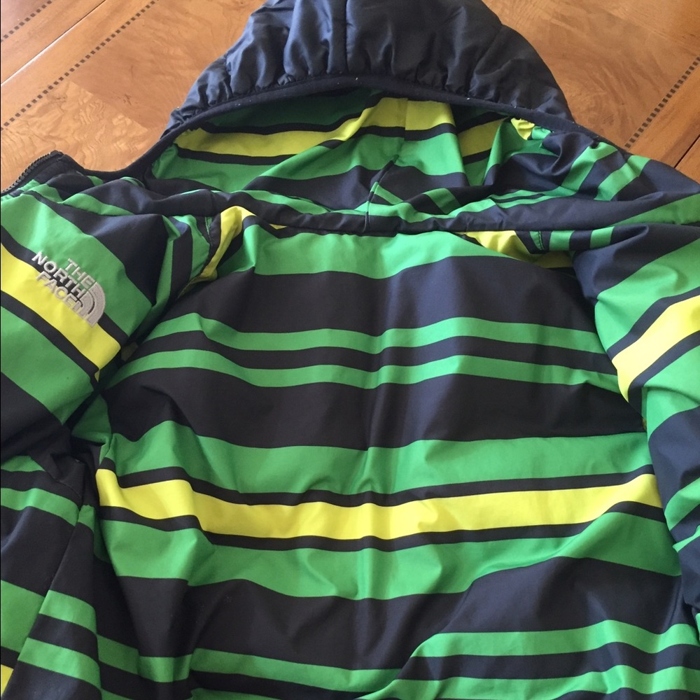 Boys Northface Puffer Jacket Reversible
