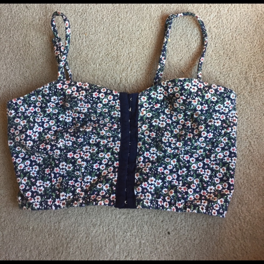 Floral crop top