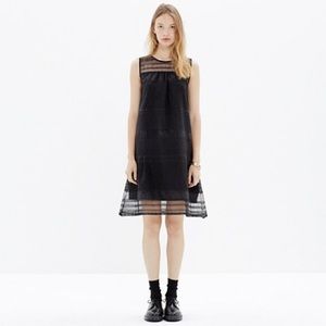 Madewell Black Dusksheer Dress 10