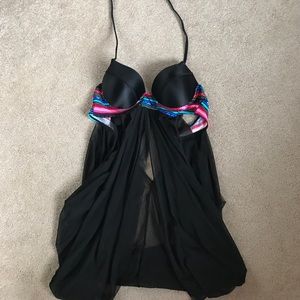 Tankini top, push up, never worn
