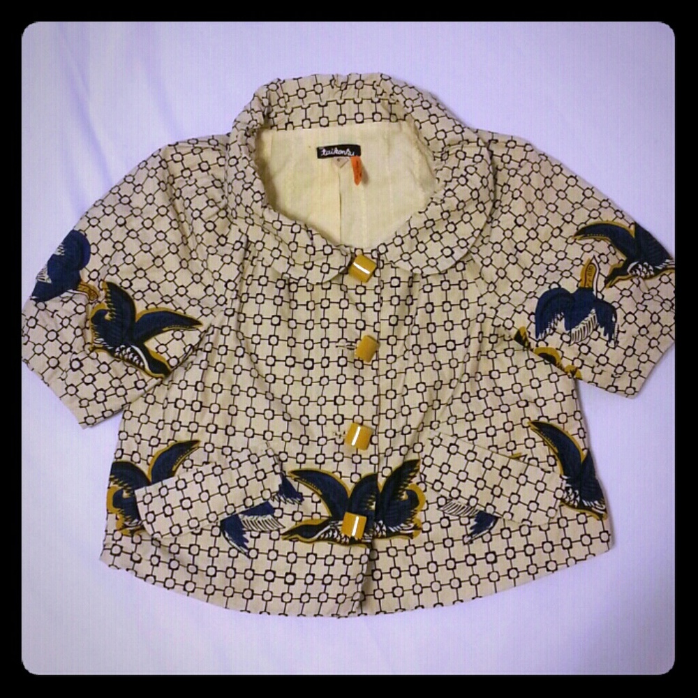 Taikonku Anthropologie Cirikli Cropped Jacket