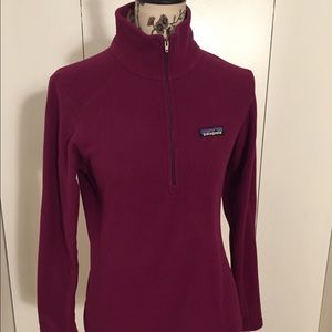 Patagonia Women's Micro D 1/4 Zip Fleece XS Violet