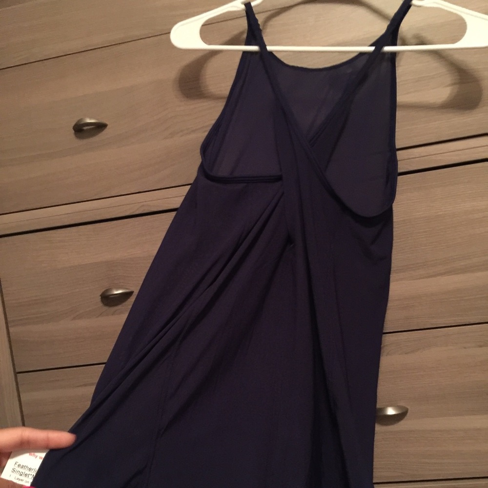 NWT Lululemon featherlight singlet mesh sz 6