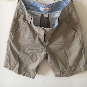 J Crew  broken in chino shorts size 2