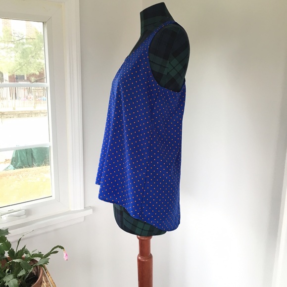 Royal Blue Braided Racerback Tank - Picture 2 of 5