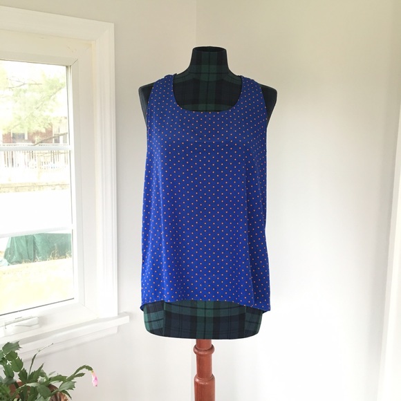 Royal Blue Braided Racerback Tank - Picture 3 of 5
