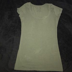 Army green crew neck shirt