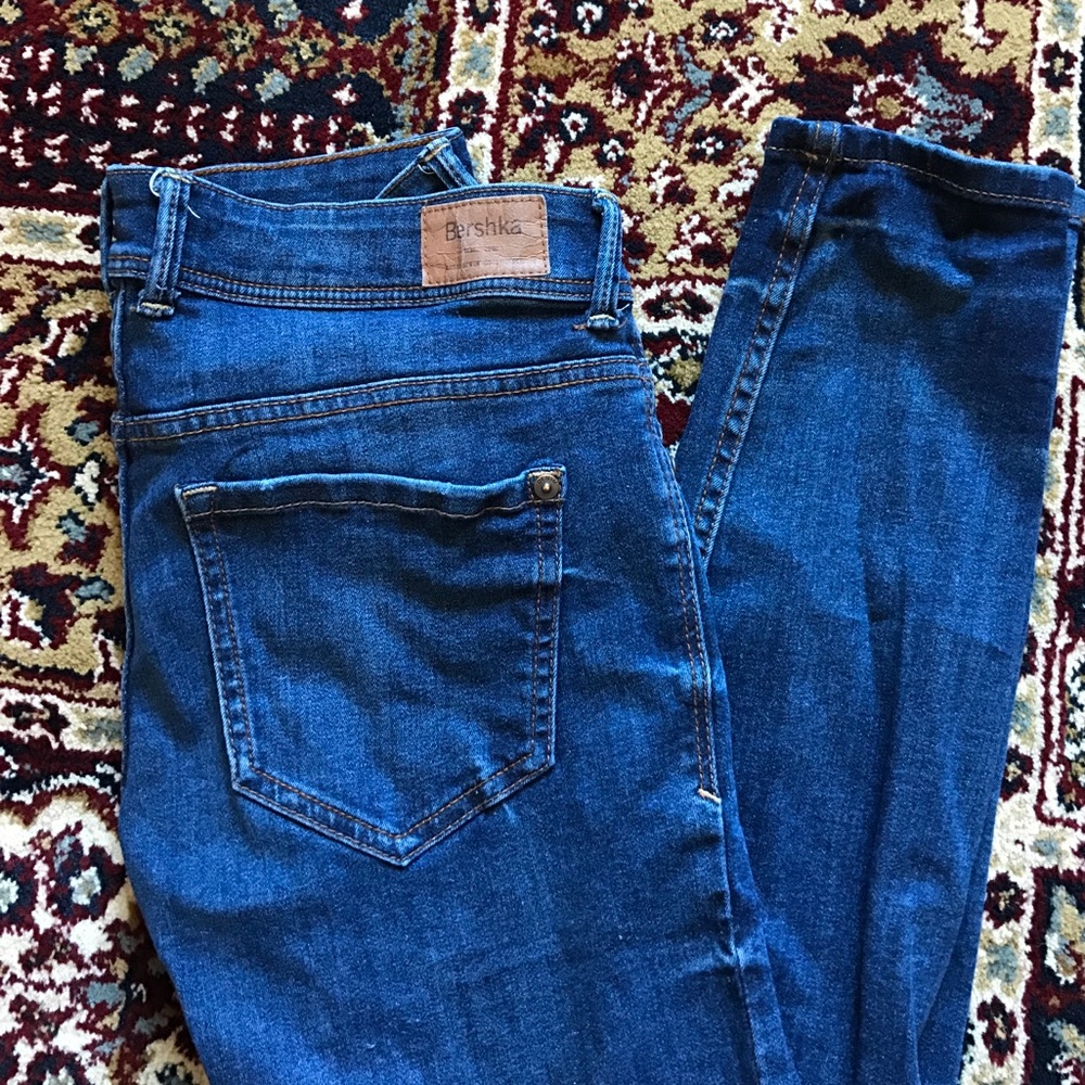 Bershka skinny low waist jeans
