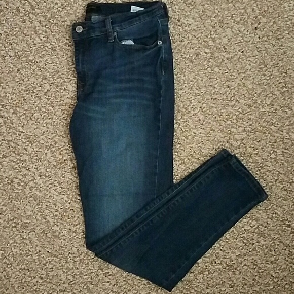 Banana Republic Denim - Banana Republic skinny fit dark wash jeans