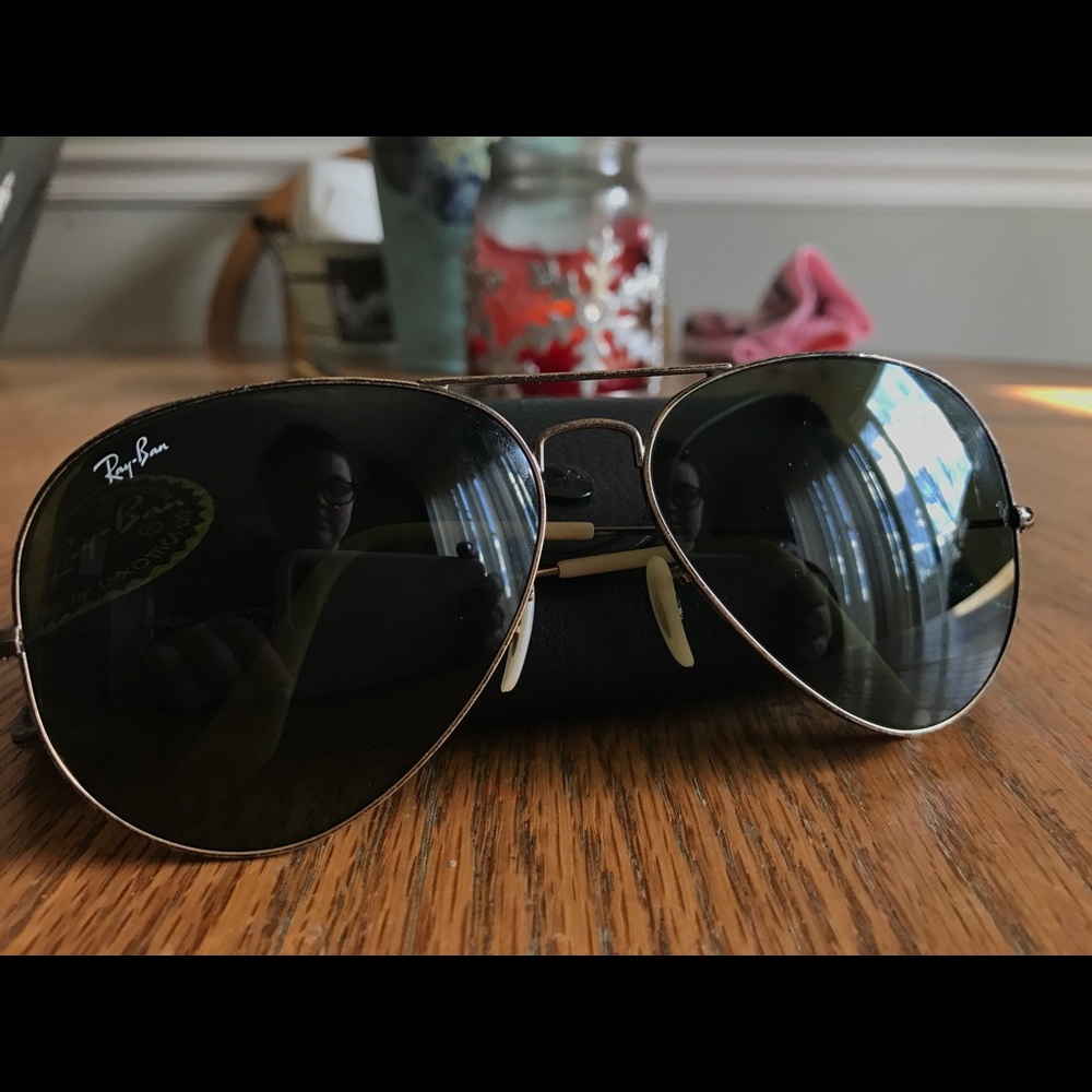 Rayban Large Aviator Classic Gold