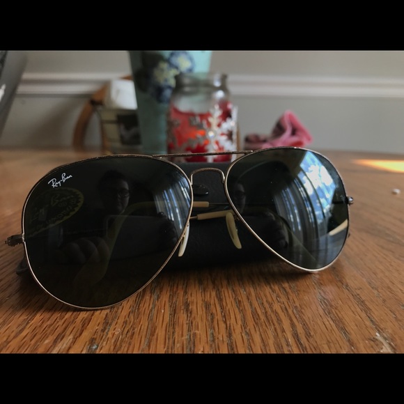 Rayban Large Aviator Classic Gold