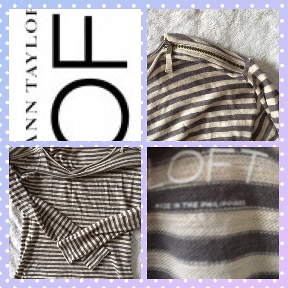 🛍LOFT Striped top - Picture 2 of 2