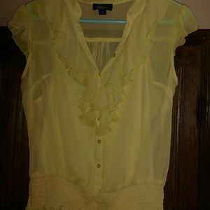Yellow IZ Byer Blouse